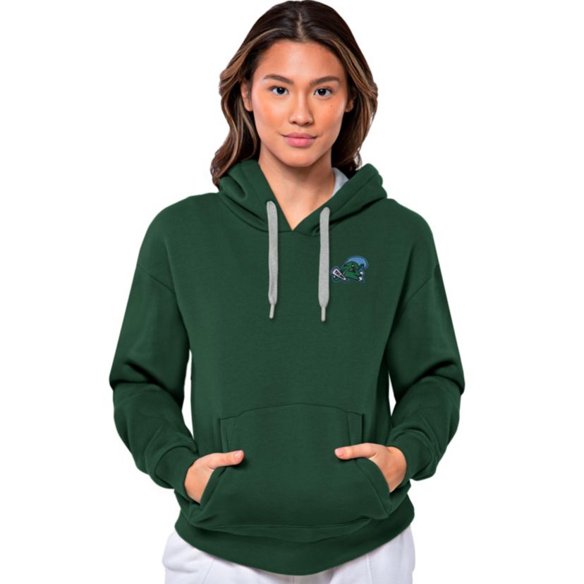 Antigua NCAA Tulane Green Wave Womens Victory Pullover Hood