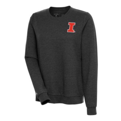 Antigua NCAA Illinois Fighting Illini Women's Action Crew, Black, XXL -  0197182931137