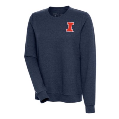 Antigua NCAA Illinois Fighting Illini Women's Action Crew, Navy Blue, XXL -  0197182930994