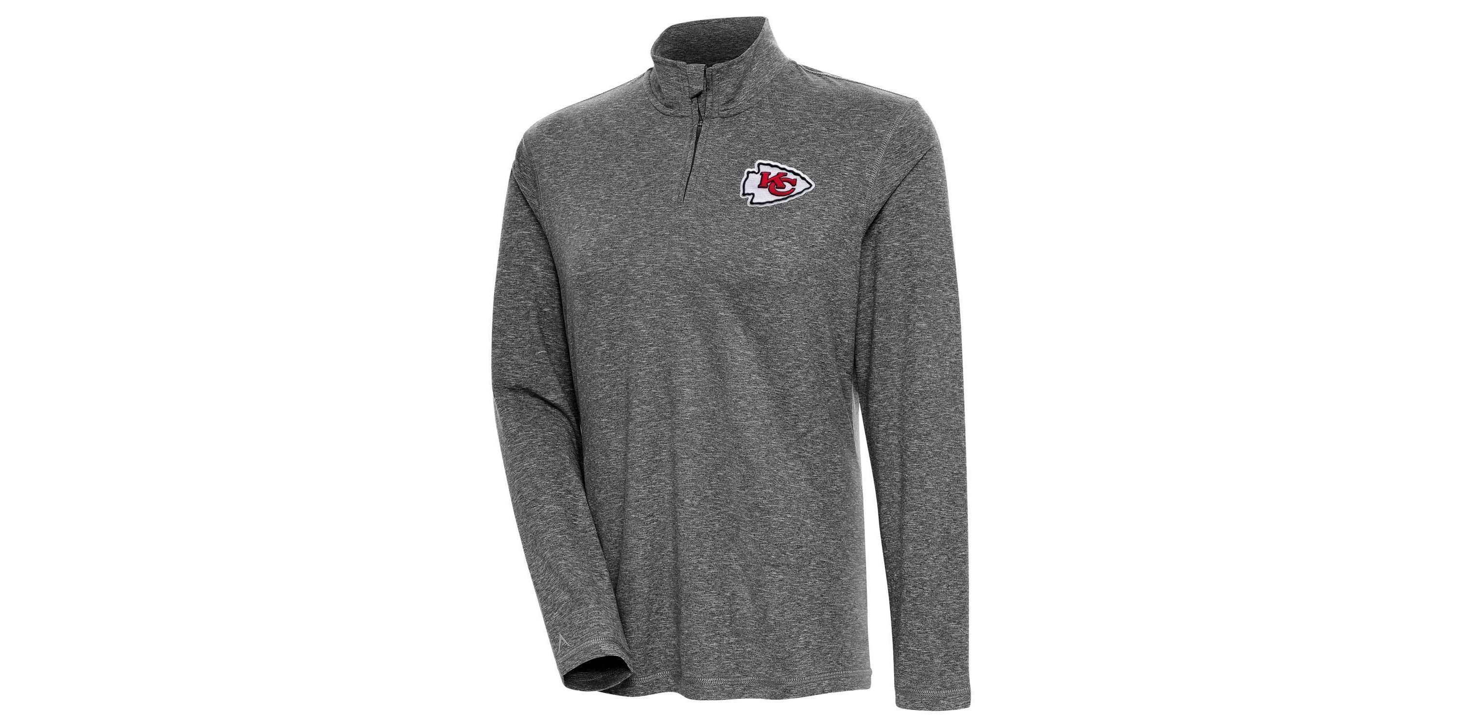 NFL Kansas City Chiefs Womens Confront 1/4 Zip Pullover