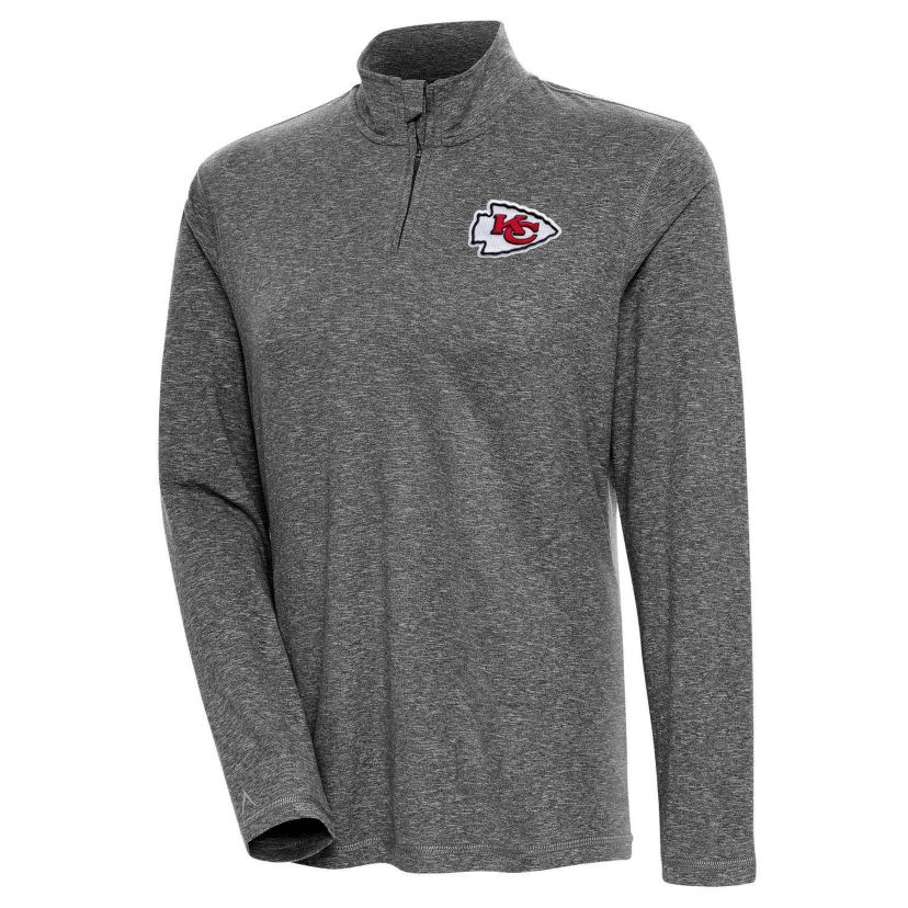 NFL Kansas City Chiefs Womens Confront 1/4 Zip Pullover