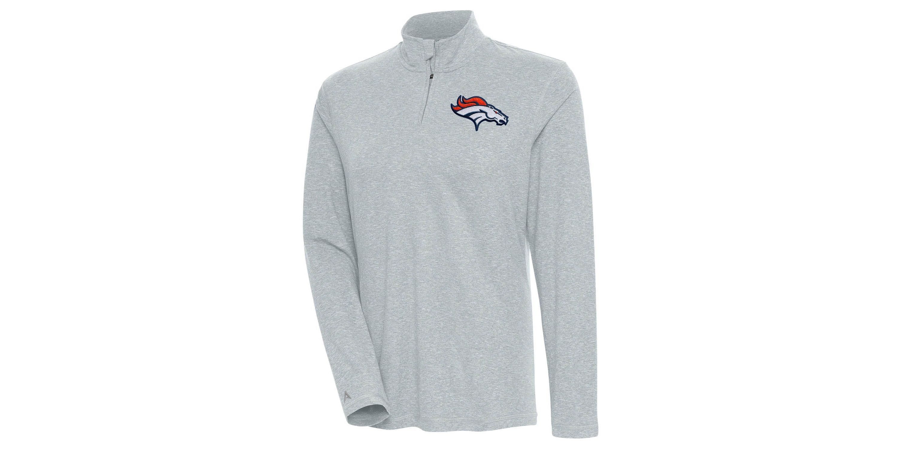 NFL Denver Broncos Womens Confront 1/4 Zip Pullover