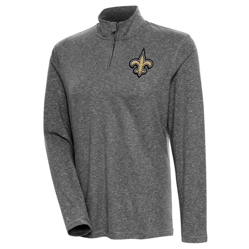 NFL New Orleans Saints Womens Confront 1/4 Zip Pullover