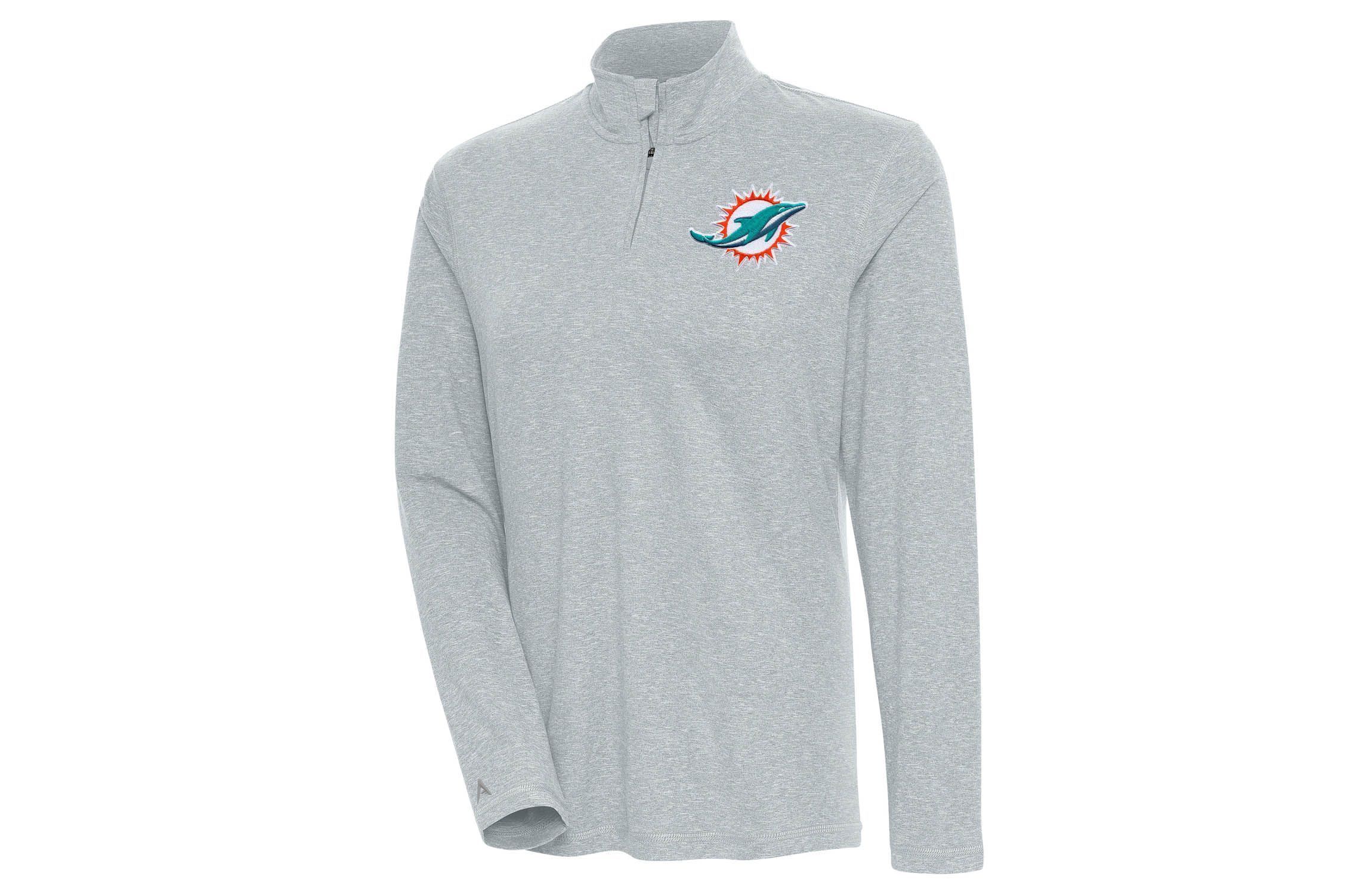 NFL Miami Dolphins Womens Confront 1/4 Zip Pullover