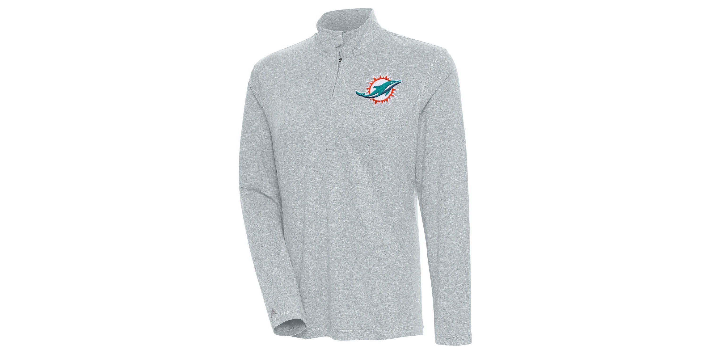 NFL Miami Dolphins Womens Confront 1/4 Zip Pullover