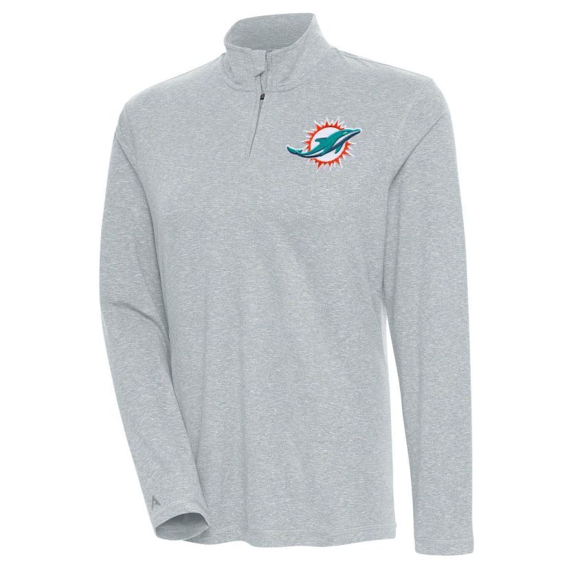 NFL Miami Dolphins Womens Confront 1/4 Zip Pullover