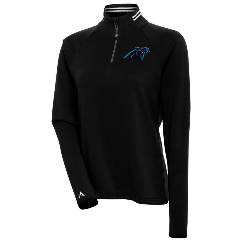 NFL Carolina Panthers Womens Milo 1/4 Zip Pullover