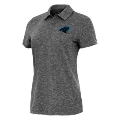Antigua NFL Carolina Panthers Women's Matter Polo, Black, XS