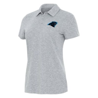 Antigua NFL Carolina Panthers Women's Matter Polo, Grey, XS