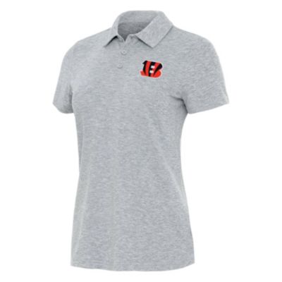 Antigua NFL Cincinnati Bengals Women's Matter Polo, Grey, XS