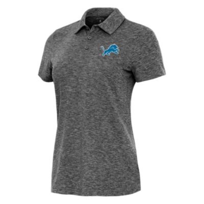 Antigua NFL Detroit Lions Women's Matter Polo, Black, XS