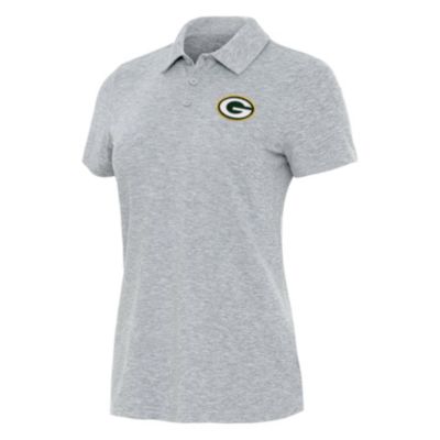 Antigua NFL Green Bay Packers Women's Matter Polo, Grey, XS