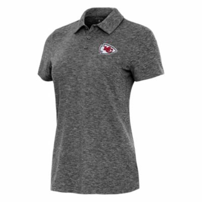 Antigua NFL Kansas City Chiefs Women's Matter Polo, Black, XS