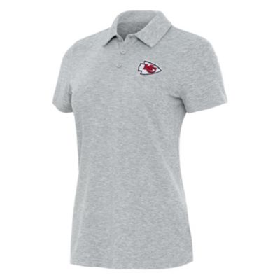 Antigua NFL Kansas City Chiefs Women's Matter Polo, Grey, XS