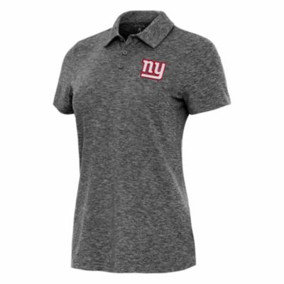 Antigua NFL New York Giants Women's Matter Polo, Black, XS