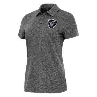 Antigua NFL Las Vegas Raiders Women's Matter Polo, Black, XS