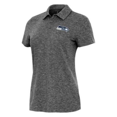 Antigua NFL Seattle Seahawks Women's Matter Polo, Black, XS