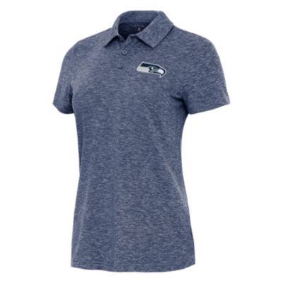 Antigua NFL Seattle Seahawks Women's Matter Polo, Navy Blue, XS