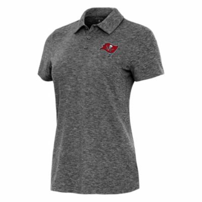 Antigua NFL Tampa Bay Buccaneers Women's Matter Polo, Black, XS