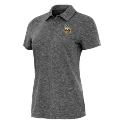 Antigua NFL Minnesota Vikings Women's Matter Polo, Black, XS