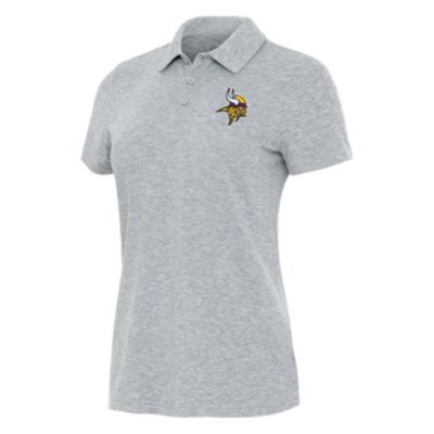 Antigua NFL Minnesota Vikings Women's Matter Polo, Grey, Medium