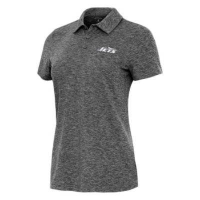 Antigua NFL New York Jets Women's Matter Polo, Black, XS