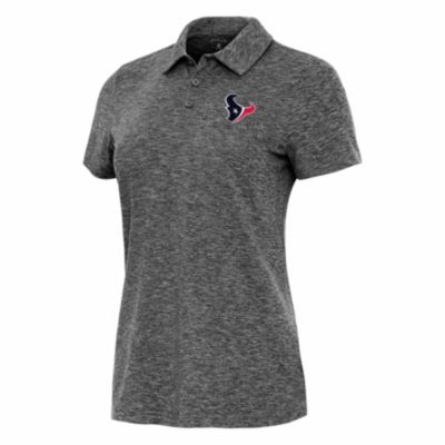 Antigua NFL Houston Texans Women's Matter Polo, Black, XS
