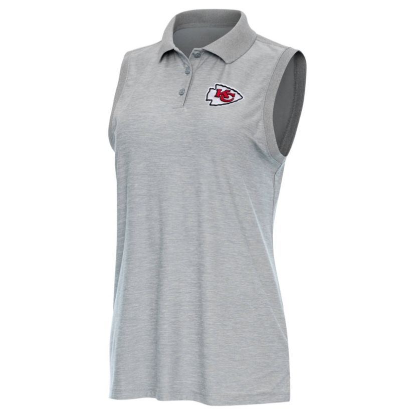 Antigua NFL Kansas City Chiefs Womens Recap Sleeve-Less Polo