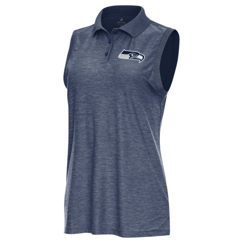 Antigua NFL Seattle Seahawks Womens Recap Sleeve-Less Polo