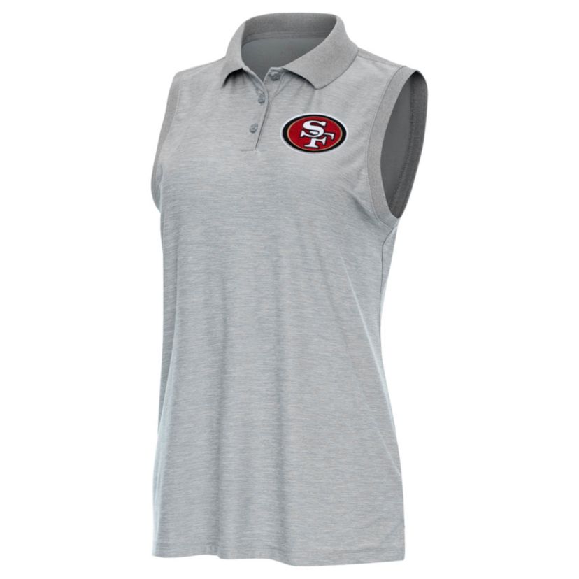 Antigua NFL San Francisco 49ers Womens Recap Sleeve-Less Polo