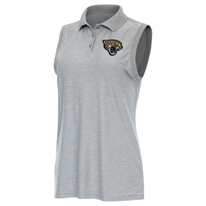 Antigua NFL Jacksonville Jaguars Womens Recap Sleeve-Less Polo