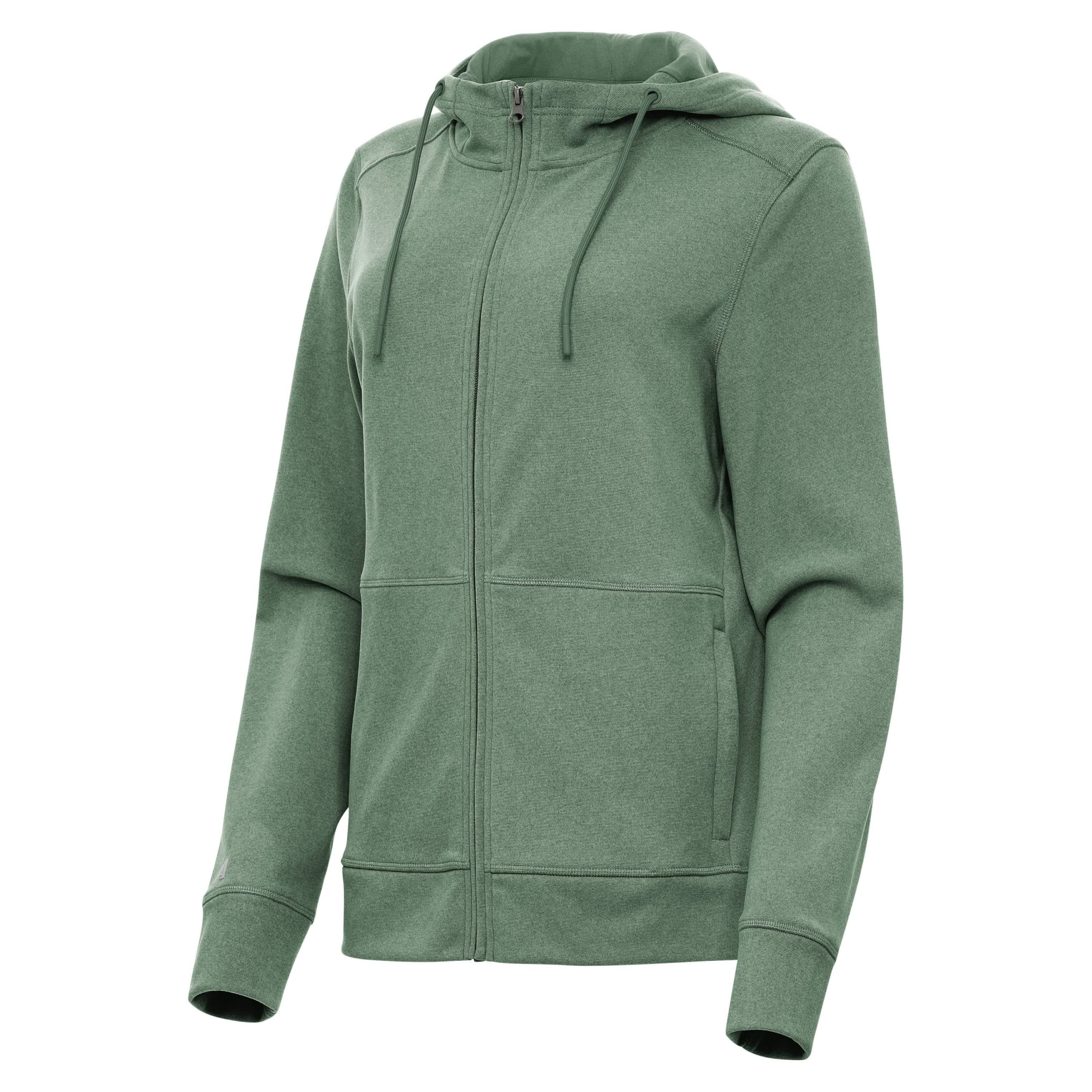 Antigua BLANK Womens Seeker Full Zip Hood