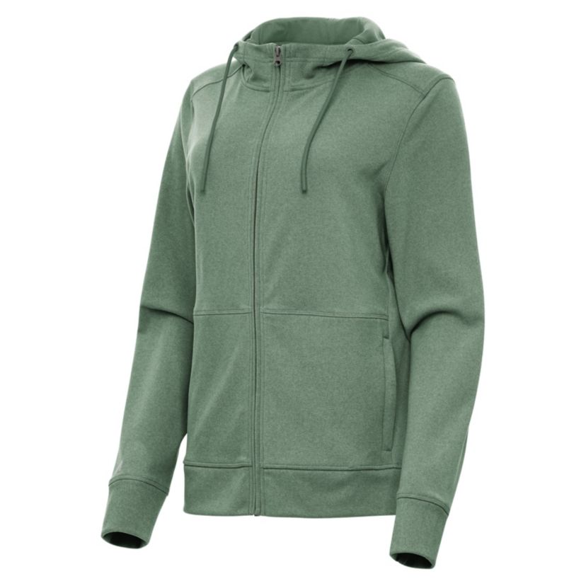 Antigua BLANK Womens Seeker Full Zip Hood