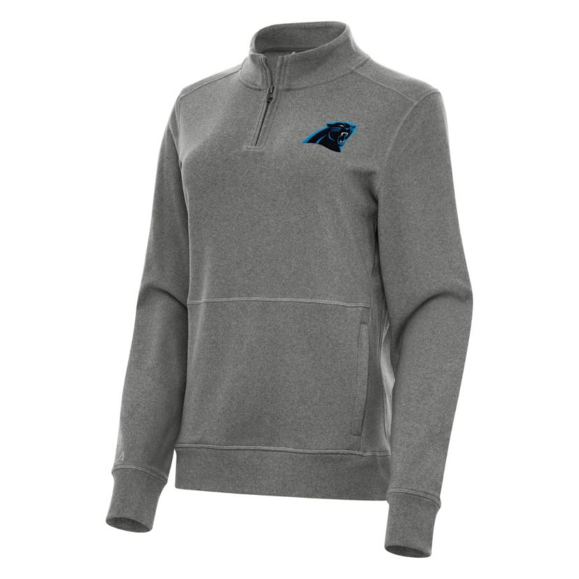 Antigua NFL Carolina Panthers Womens Crush 1/4 Zip Pullover
