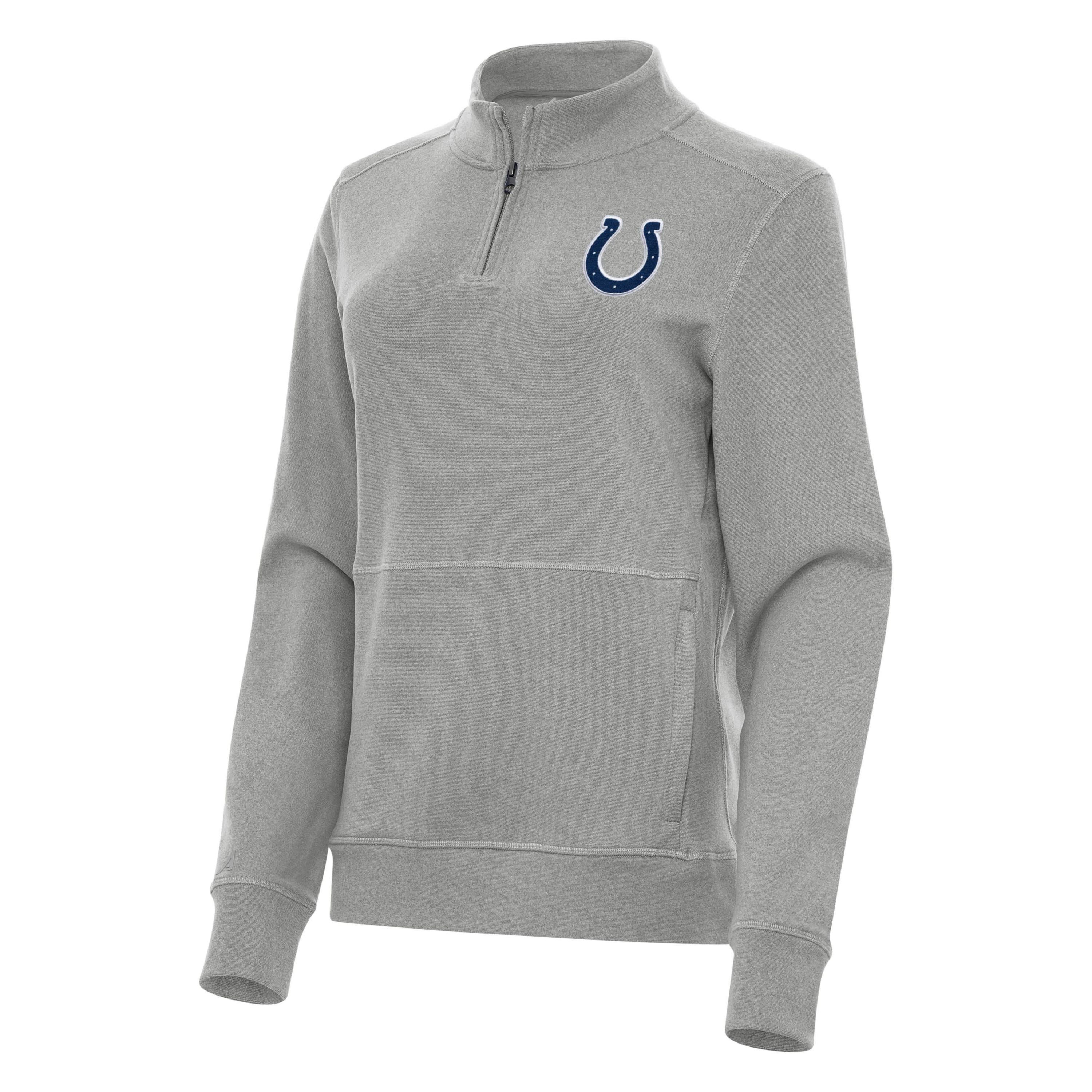 Antigua NFL Indianapolis Colts Womens Crush 1/4 Zip Pullover