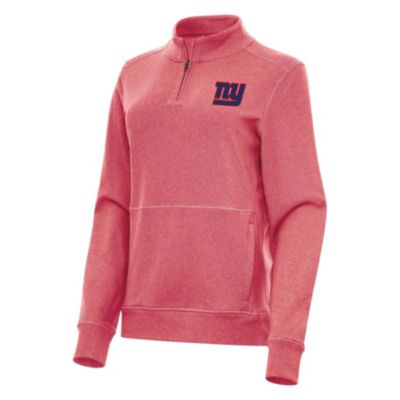 Antigua NFL New York Giants Women's Crush 1/4 Zip Pullover