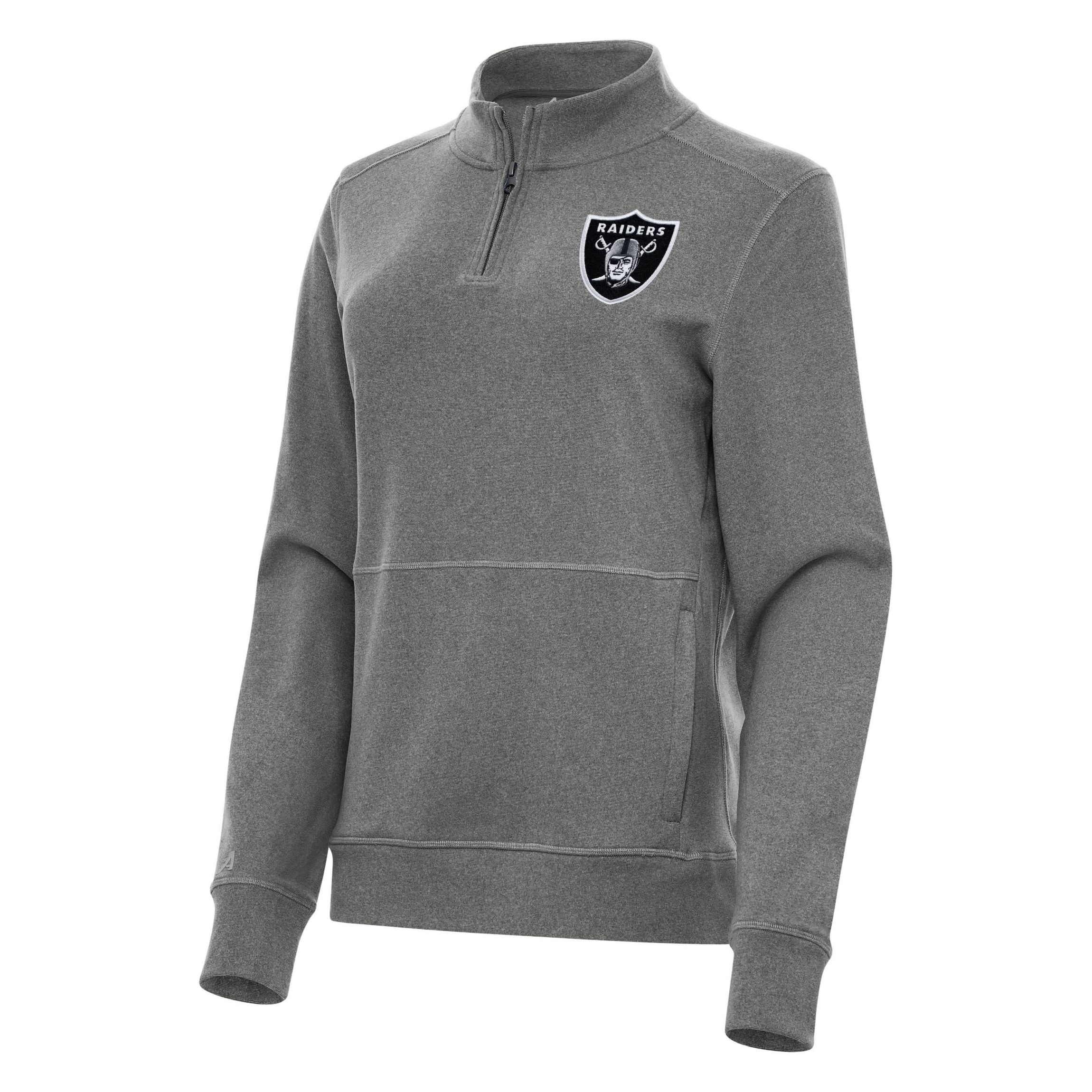 Antigua NFL Las Vegas Raiders  Womens Crush 1/4 Zip Pullover