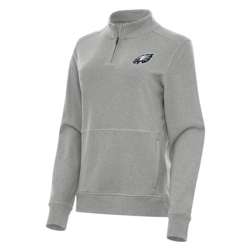 Antigua NFL Philadelphia Eagles Womens Crush 1/4 Zip Pullover