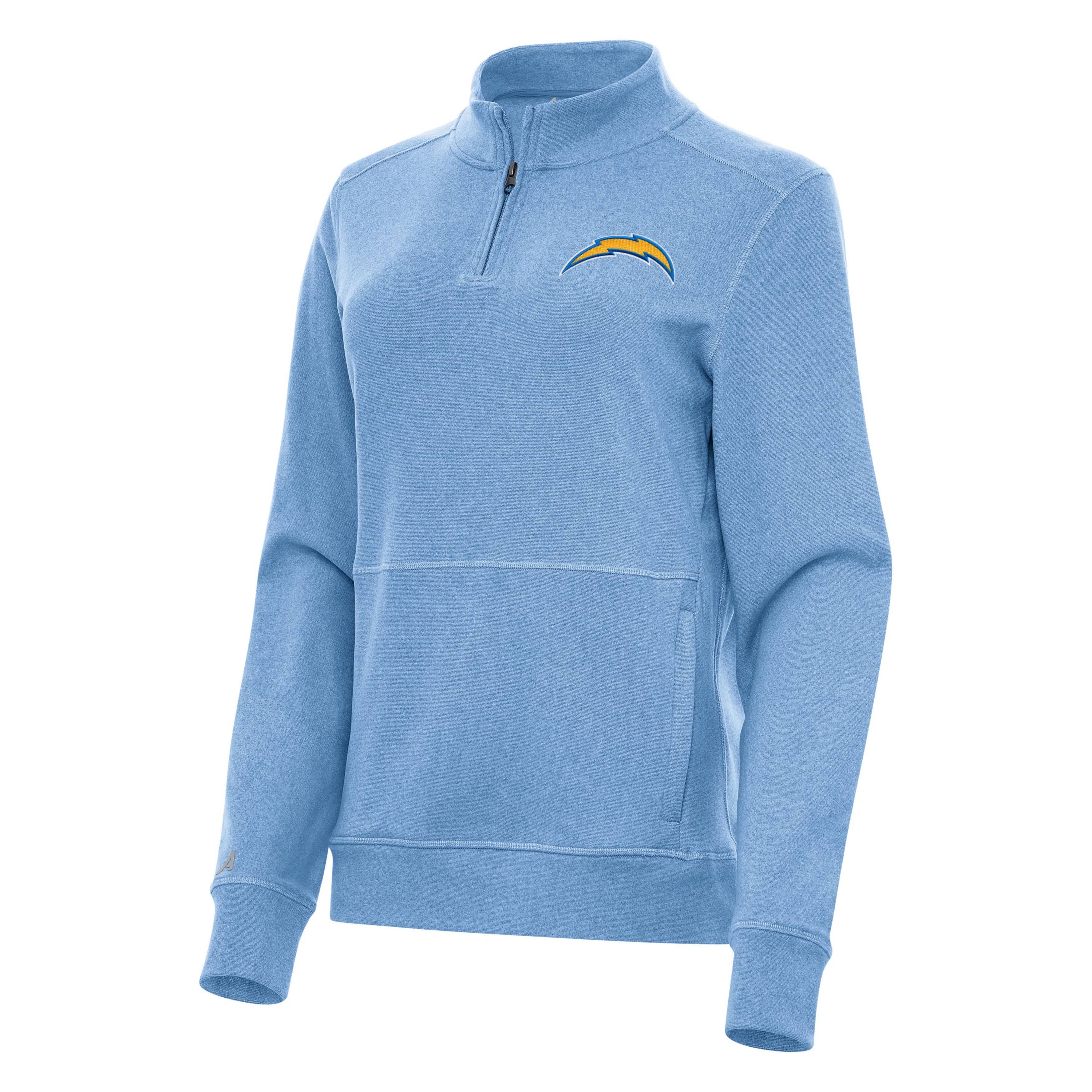 Antigua NFL Los Angeles Chargers Womens Crush 1/4 Zip Pullover
