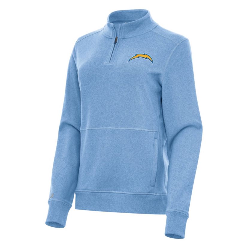 Antigua NFL Los Angeles Chargers Womens Crush 1/4 Zip Pullover