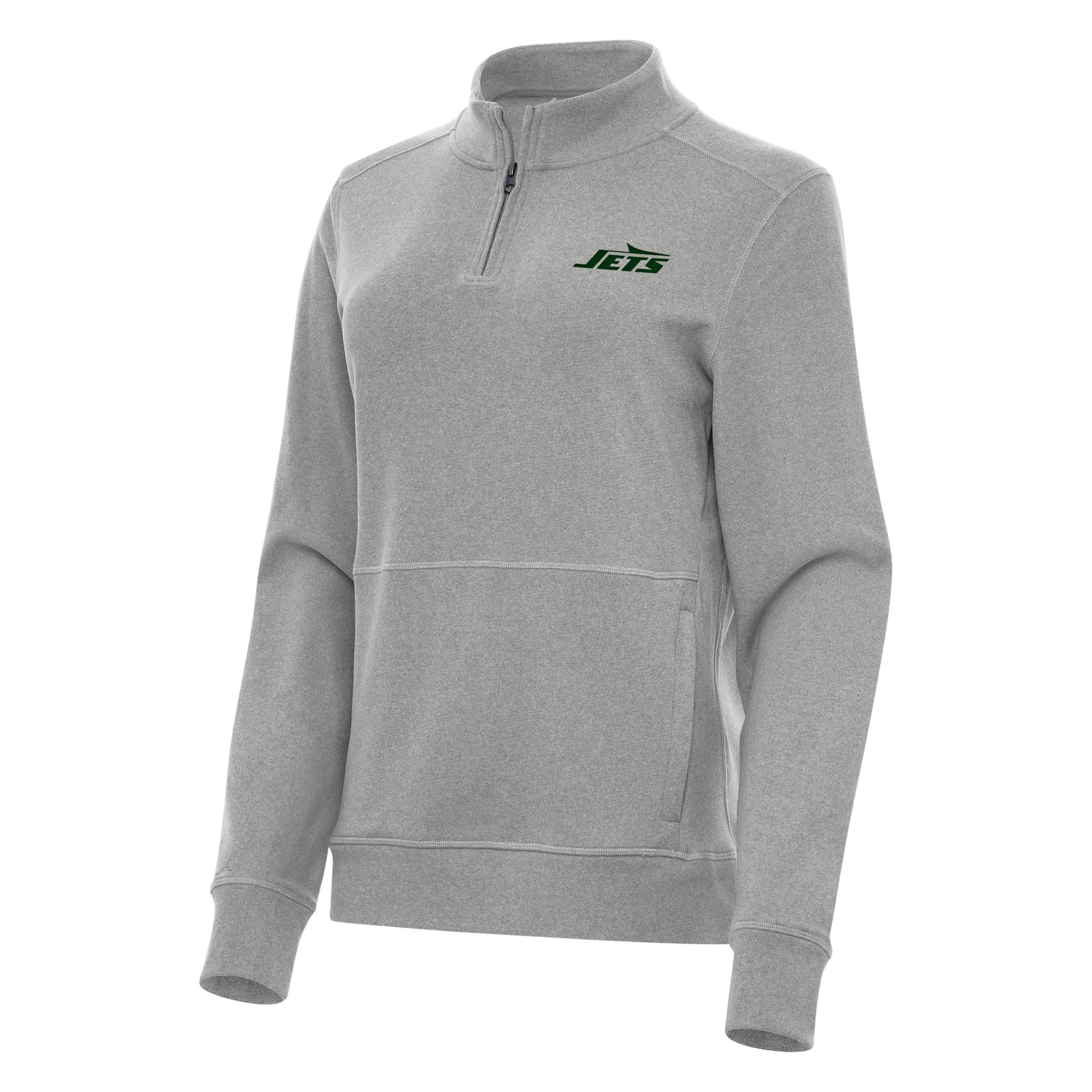 Antigua NFL New York Jets Womens Crush 1/4 Zip Pullover
