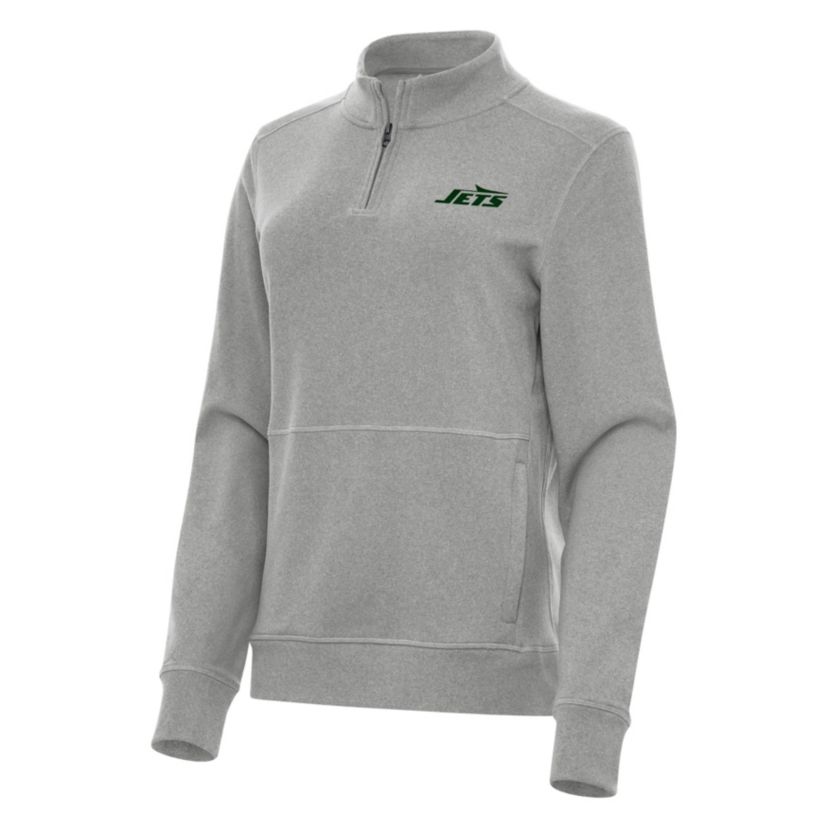 Antigua NFL New York Jets Womens Crush 1/4 Zip Pullover
