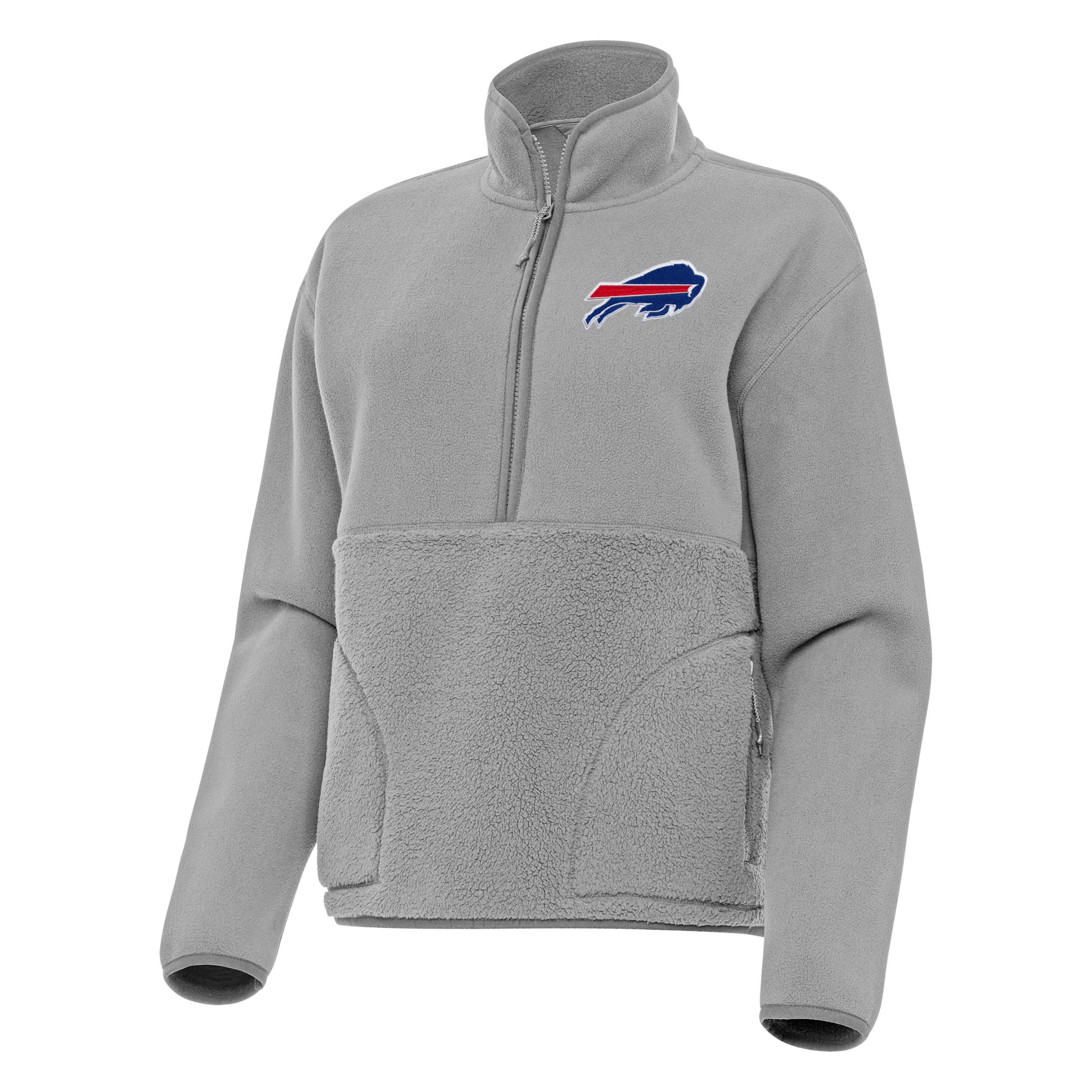 Antigua NFL Buffalo Bills Womens Figure 1/4 Zip Pullover