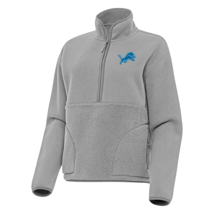 Antigua NFL Detroit Lions Womens Figure 1/4 Zip Pullover