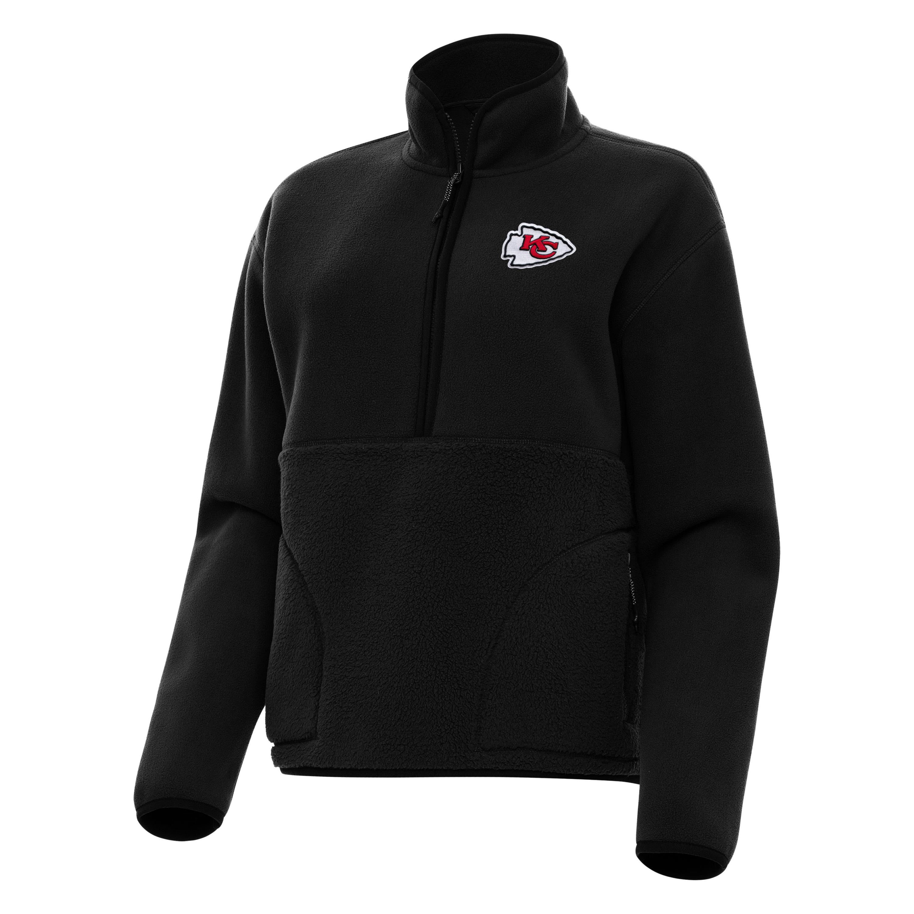 Antigua NFL Kansas City Chiefs Womens Figure 1/4 Zip Pullover