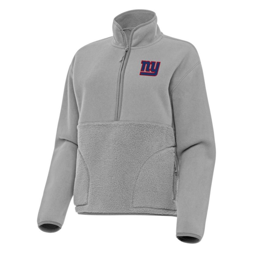 Antigua NFL New York Giants Womens Figure 1/4 Zip Pullover