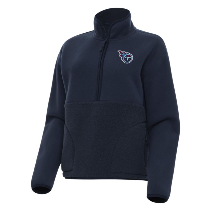 Antigua NFL Tennessee Titans Womens Figure 1/4 Zip Pullover