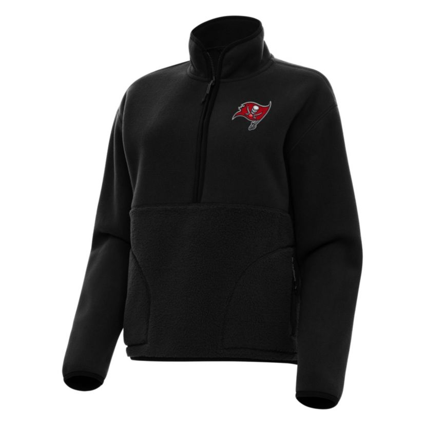 Antigua NFL Tampa Bay Buccaneers Womens Figure 1/4 Zip Pullover