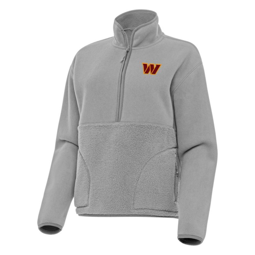 Antigua NFL Washington Commanders Womens Figure 1/4 Zip Pullover
