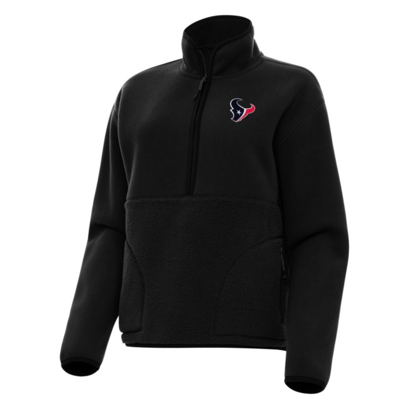 Antigua NFL Houston Texans Womens Figure 1/4 Zip Pullover